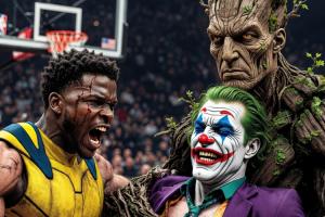 这回真成Joker了小丑玩计谋被戈鲁特逮住 金刚狼直接上强度了